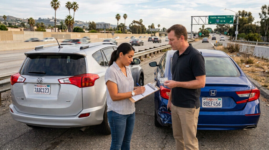 California accident involving a driver without auto insurance