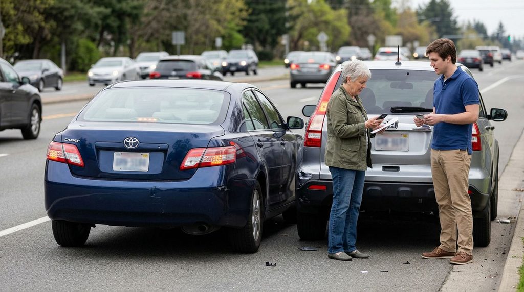 California auto accident involving liability insurance coverage